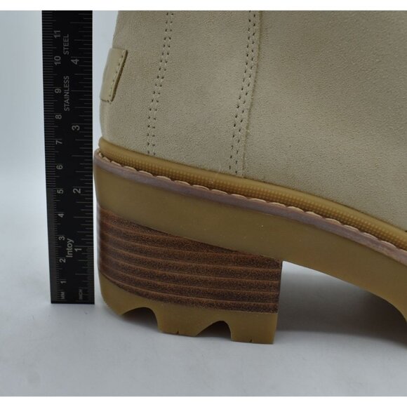 Sorel Womens Size 10 Joan Now Lace Cozy Bleached Ceramic Suede Waterproof Boots - Picture 11 of 13
